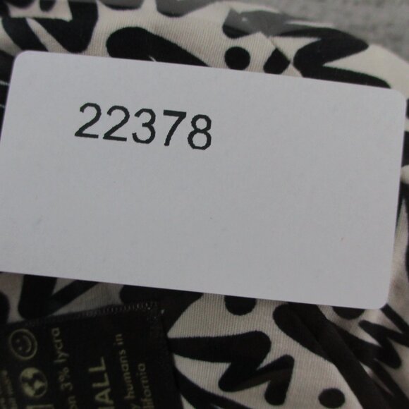 Nooworks Peter Pan Zig Zag Pattern Dress Black Womens Small Sleeveless Vacation - Picture 7 of 7